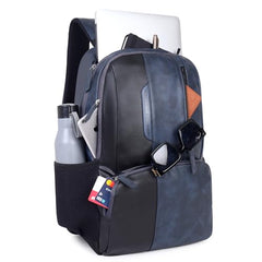 HOT SHOT BAGS VINTAGE SERIES 1396 32L FAUX LEATHER WATER RESISTANT Trolly sleeve LAPTOP BACKPACK|MEN & WOMEN | OFFICE BACKPACK | COLLEGE BACKPACK