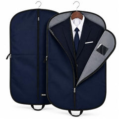 RAAHII 2 piece suit cover, Blazer cover, coat covers with zip for wardrobe storage of suit, jacket, garments, sweaters, saree, pant organizer (hanger not included)