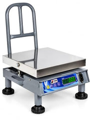 TYCOON 100Kg Electronic Weighing Machine/Weight Scale With Double Ultra Bright Green Display For Shop Industrial Uses Factories Corn (12 * 12 inches, Stainless Steel top plate