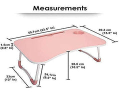 YAJNAS Adjustable Lap Desk with Aluminum Frame, Powder Coated Finish, White, for Study, Work, or Presentations