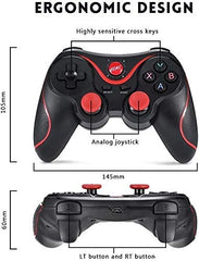 Gamenophobia X3 Game Controller Wireless Joystick Android Gamepad | Gaming Remote Control for PC , Phone , Tablet | Wireless Controller Support for Android Smart Phone Smart Box TV & PC X3 Bluetooth Wireless (Not Supporting iOS)