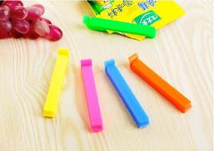 SYGA Colorful Set of 5Pcs Seal Clips Plastic Food Snack Bag Pouch Clip Sealer for Keeping Food Fresh for Home Kitchen
