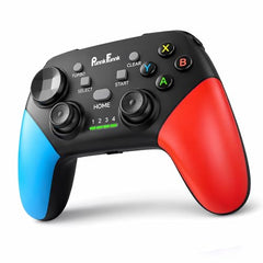 PunnkFunnk Gaming Controller Lite Wireless Bluetooth Gamepad for Android, iOS, PC & Smart TV with Turbo Function, Ergonomic Grip, Rechargeable Battery (X1 Pro Wired)