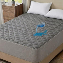 Trance Home Linen Premium 220 GSM+ 72"x36" Single Bed Size Cotton Terry Waterproof Mattress Protector | Elasticated Fitted Non-Toxic Bed Protector | Single Bed Mattresses Cover 72x36 inch, Brown