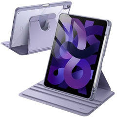 JETech 360° Rotating Case for iPad Air 11" M4/M3/M2 & Air 5/4 10.9", Black