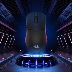 Redragon M916 PRO 3-Mode Wireless Gaming Mouse, 49G Ultra-Light 26K DPI Gamer Mouse w/Ergonomic Natural Grip Build, Full Programmable Buttons, Software Supports DIY Keybinds & DPI