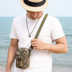 MOMISY Waist Bag, Fanny Pack, Chest Pouch for Men Women Boys Girls (Jungle Digital, 17 * 11.5 * 5 cm)
