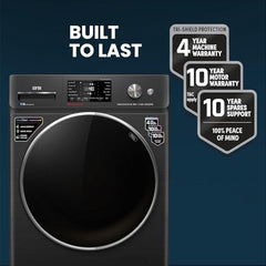 IFB 11 Kg 5 Star, DeepClean®, AI Powered, WiFi, Fully Automatic Front Load Washing Machine (EXECUTIVE PLUS BXN 1114KH, PowerSteam®, 9 Swirl, Steam Refresh, Inbuilt Heater, Eco Inverter, Black VCM)