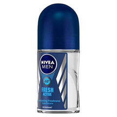 Nivea Woody Fresh Active Roll On For Men, Anti-Perspirant, 50 Ml & Men Body Wash, Deep Impact, 3 In 1 Shower Gel For Body, Face & Hair, With Microfine Clay, 250 Ml