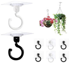 Shivstor 15 Pack Self Adhesive WallHook Heavy DutyHook for Hanging Without Drilling Transparent Nail Free StickyHook Strong Wall Hanger Set of 15 FlowerHook for Kitchen Bathroom Home Storage
