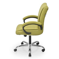 GOYALSON Ergonomic Revolving Office Home Swivel Desk Chair with Adjustable Height Smooth Moving (2, Black, Standard)