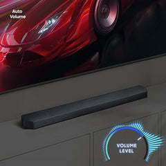 Samsung 320 W True 3.1.2ch Soundbar with Dolby Audio | Q-Symphony | Center, Up-Firing Speakers | HDMI eARC | Optical in | Bluetooth 5.3 | Wireless Subwoofer (HW-Q600H/XL, Titan Black)