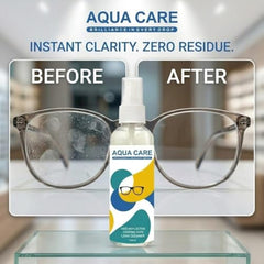 AQUA CARE Premium Lens Cleaner Spray 100ML X (PACK OF 3) – Remove Scratch, Dust & Smudge | Cleans Fingerprints, Dust, Oil from Eyeglasses, Sunglasses, Camera Lenses, Laptops, and Smartphone Screens