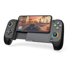 Mobile Gaming Controller for Iphone/Android with Case Support, Phone Game Controller Support Phone Case, RGB Light Hall Joystick, Turbo, Mobile Gaming Game-pad
