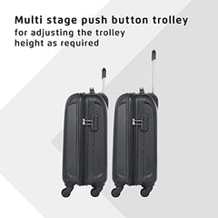 Safari Thorium Royale 8 Wheels Spinner Set of 3 Trolley Bags Hard Case Polycarbonate Luggage,TSA Lock,Wet Pouch Organized Interior,Suitcase for Travel,Trolley Bags for International Travel, Gun Metal