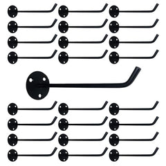 APUS 12" 25 Pcs Wall Mount Display Hooks of Stainless Steel | Pegboard Hook for Display and Hanging in Showrooms, General Stores, Garment Stores, Mobile Shops (Mirror Polish, 12 Inch)