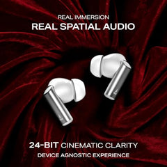 boAt Airdopes Prime 701 ANC, 46dB Hybrid ANC, 50Hr Battery, Real Spatial Audio,Multidevice Connect,App Support, Bluetooth Earbuds, TWS Ear Buds Wireless Earphones with mic (Titanium Blue)