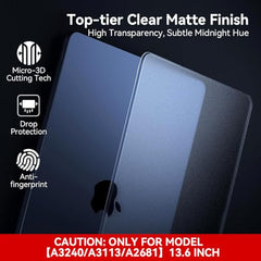 ZORBES® Laptop Cover 13.3 Inch for MacBook Air M1 A2337 A2179 A1932 Mac Book Air 13 Inch Case Compatible with Apple 2020 2019 2018 Release Waterproof Clear Plastic Hard Shell Case Cover Protector