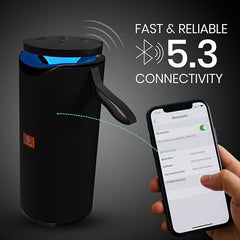 MAKPOWER BEAT Box 10W Bluetooth Speaker - Wireless, Portable, Premium Bass, 4 Hours Playtime, Built-in Mic, TF/USB Support - Perfect for Outdoor, Home, Travel & Parties (Green)