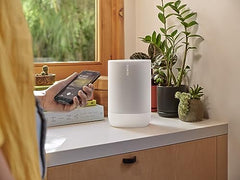 Sonos Move 2 | Wireless Portable Speaker with WiFi, Bluetooth, Amazon Alexa, 24-Hour Battery Life, Wireless Charging Base - Black