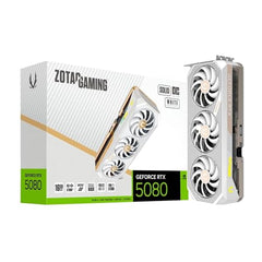 ZOTAC Gaming GeForce RTX 5080 Solid CORE Graphics Card - Black | 16 GB | DLSS 4 | GDDR7 | Advanced Cooling | Triple Fan | RGB Lighting | ZT-B50800D2-10P | Only Graphics Card with 5 Year Warranty
