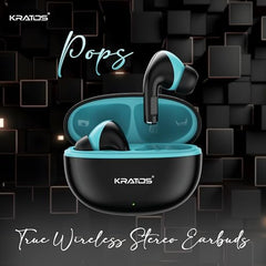 Kratos TW02 Ear Buds Wireless with 60H Playtime, Noise Isolation & Clear Calls, Bluetooth Earbuds with Voice Assistant, Ear Buds with Bluetooth V 5.3 & with Type C Fast Charging, IPX5 TWS Earphones