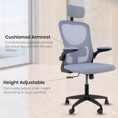 Casa Haus Italia Premium Leatherette Office Chair for Work | Boss Chair, Ergonomic Executive, Luxurious Cushioned Arms & Seat, 2 Point Back Massager, Heavy Duty Metal Base (Burgundy)