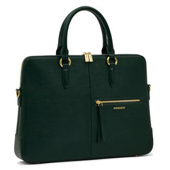 Miraggio Laptop Messenger Bag For Women Office Use With Sling & Top Handle
