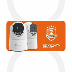 Trueview 3MP Pack of 2 Smart CCTV Wi-fi Home Security Camera with Pan Tilt 360° View, 2 Way Talk, Cloud Monitor, Motion Detect, Supports SD Card Up to 256 GB, Night Vision (3MP Robot - Pack of 2)
