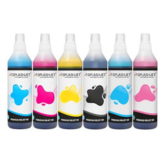 Splashjet 011/012 Compatible Refill Ink for Epson L8180 / L8160 Printer – Compatible Ink Bottle for Epson 011/012 Ink Code (70gm x C/M/Y/BK/PB/GY) Ink Bottle – 502373