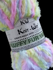 Crochet Soft Fluffy Fur Yarn Pink Chunky Polyester Plush Fur Eyelash