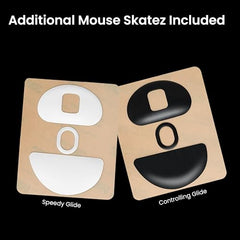 BenQ Zowie EC3-DW Wireless Ergonomic Gaming Mouse for Esports (Small)| 59g Lightweight| 4000Hz Polling Rate with Enhanced Receiver|Driverless Plug & Play - 7 Buttons|PAW 3950 Sensor|Extra Skates