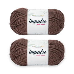 WOAFASHIONS - World of Arts Impulse Hand Knitting & Crochet Yarn, Premium Acrylic, 4 : Medium (Anchor Grey) (100gms / 3.5oz / 200mtr / 218yds)