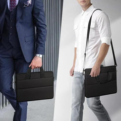 hirTa Ship 17.3 inch Laptop Messenger Sleeve Case Cover (Charcoal Black)