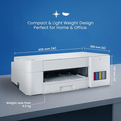 Brother Ink Tank DCP-T236 (New Launch) All in One (Print Scan Copy) Color Home Printer, 27/11 PPM BK/CL, 150 Sheet Paper Tray, Print Upto 7.5K Pages in Black & 5K in Color Each (CMY),Free Installation