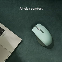 ASUS MD200 Mouse, Easy to Carry Wireless Mouse, 4200 DPI, Multi Device Connect/Bluetooth, USB Silent Mouse (Green Tea Latte)