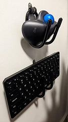 Pmsanzay Pack of 2, Keyboard Mouse Wall Mount Wall Holder Wall Rack - No Keyboard No Mouse