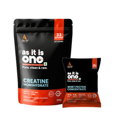 AS-IT-IS One Creatine Monohydrate - 100g Unflavoured I Micronised