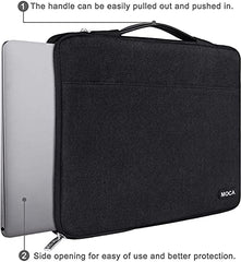 MOCA 13 inch, 13 inch Laptop Sleeve with Handle Compatible with MacBook Neo/Macbook Air 13 M5 M4 M3 M2 M1 2025-2018 / Pro 13 M2 M3 M4 M1 2025-2016 Polyester Multifunctional Computer Bag