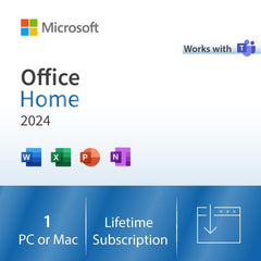 Microsoft Office Home 2024 | Classic Apps: Word, Excel, PowerPoint | One-Time purchase for 1 PC/MAC | (Email delivery in 1 hours-No CD)