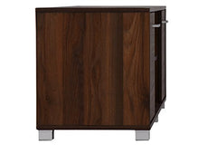 DeckUp Soneva Engineered Wood TV Unit (Wotan Oak & White, Matte Finish)