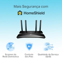TP-Link Deco X50-PoE(1-Pack) AX3000 Whole Home Mesh WiFi 6 System with PoE Router | Seamless AI | HomeShield | 3000 Mbps Wireless Dual Band | Multi-Gig 2.5 Gbps