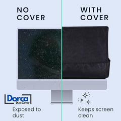 Dorca Monitor Dust Cover for LG 87cm Ultra Wide Curved Gaming LCD Monitor 34WP65C -White