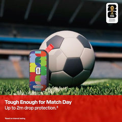 SANDISK 1TB Portable SSD, 800MB/s R, FIFA World Cup 2026 Edition, Rugged SSD with Upto 2 Meter Drop Protection, Type-C to Type-A Cable, PC & Mac Compatible, 3 Y Warranty, External SSD