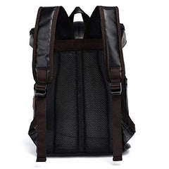 FUR JADEN Vegan Leather Anti Theft Design Casual Laptop Backpack with 15.6 Inch Laptop Pocket