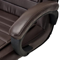 RATISON Special Director Principal Manager Office Visitor with arm Rest with Double Pipe Frame and Cushioned seat Back (2, Black, Double Pipe Frame)