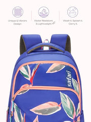 Safari Inkblossom School Bag For Girls, Capacity - 36L, 2 Compartments Backpack For kids