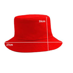 SYGA 1 Piece Reversible Double Sided Bucket Hat Sun Beach Cap Daisy Fishermans Hat for Adults, Men and Women Both for Above 15 Year - Flower Black & Pink