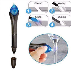 SYGA 5-Second Fix/Fill/Seal/Repair UV Light Glue Liquid-Plastic Welding Tool Pen