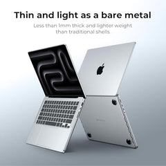 PC LABEL Matte Finish Hard Shell Case for MacBook Pro 14 Inch ((2021–2026) M4/M3/M2/M1 A3112/A3185/A3401/A2918/A2992/A2779/A2442/A3426/A3427), Lightweight Protective Cover with Free Black Keyboard Skin